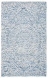 Safavieh Metro 993 Hand Tufted 100% Fine Indian Wool Pile Rug Blue / Ivory 100% Fine Indian Wool Pile MET993M-3