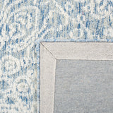 Safavieh Metro 993 Hand Tufted 100% Fine Indian Wool Pile Rug Blue / Ivory 100% Fine Indian Wool Pile MET993M-4
