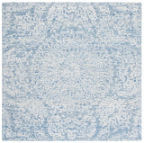 Safavieh Metro 993 Hand Tufted 100% Fine Indian Wool Pile Rug Blue / Ivory 100% Fine Indian Wool Pile MET993M-6SQ
