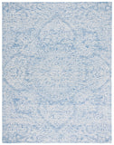 Safavieh Metro 993 Hand Tufted 100% Fine Indian Wool Pile Rug Blue / Ivory 100% Fine Indian Wool Pile MET993M-8