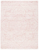 Safavieh Metro 993 Hand Tufted 100% Fine Indian Wool Pile Rug Pink / Ivory 100% Fine Indian Wool Pile MET993U-8