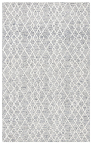 Safavieh Metro 994 Hand Tufted 100% Fine Indian Wool Pile Rug Grey / Ivory 100% Fine Indian Wool Pile MET994F-4