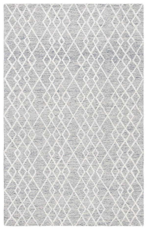 Safavieh Metro 994 Hand Tufted 100% Fine Indian Wool Pile Rug Grey / Ivory 100% Fine Indian Wool Pile MET994F-4