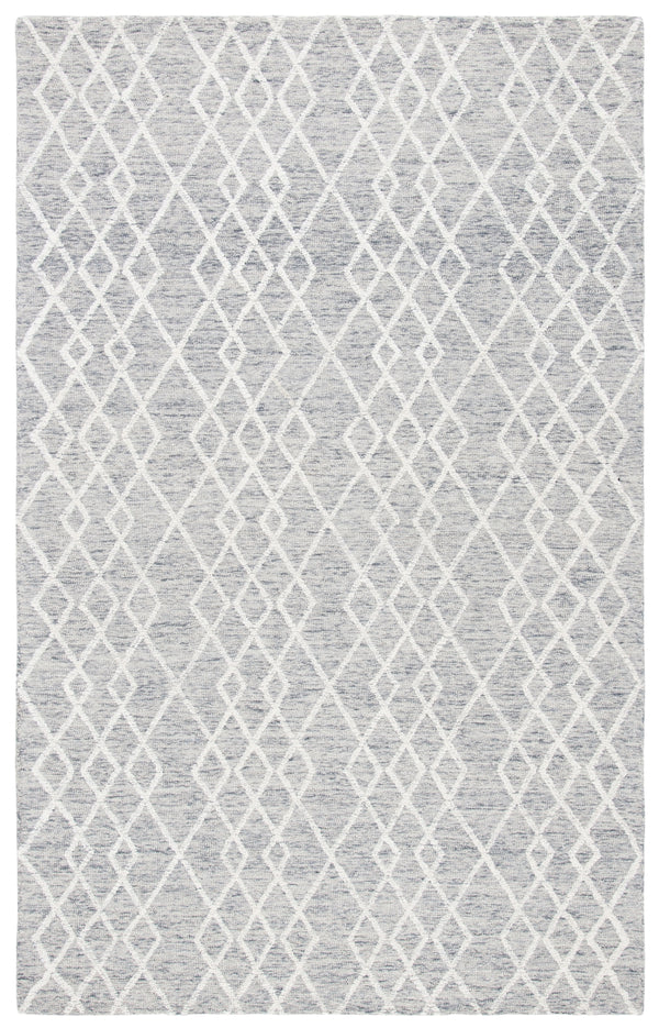 Safavieh Metro 994 Hand Tufted 100% Fine Indian Wool Pile Rug Grey / Ivory 100% Fine Indian Wool Pile MET994F-5