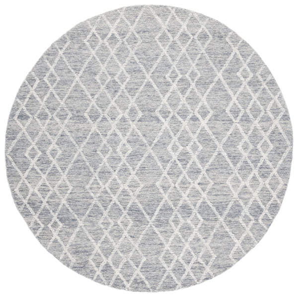 Safavieh Metro 994 Hand Tufted 100% Fine Indian Wool Pile Rug Grey / Ivory 100% Fine Indian Wool Pile MET994F-6R