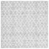 Safavieh Metro 994 Hand Tufted 100% Fine Indian Wool Pile Rug Grey / Ivory 100% Fine Indian Wool Pile MET994F-6SQ