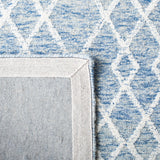 Safavieh Metro 994 Hand Tufted 100% Fine Indian Wool Pile Rug Blue / Ivory 100% Fine Indian Wool Pile MET994M-4