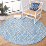 Safavieh Metro 994 Hand Tufted 100% Fine Indian Wool Pile Rug Blue / Ivory 100% Fine Indian Wool Pile MET994M-6R