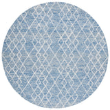 Safavieh Metro 994 Hand Tufted 100% Fine Indian Wool Pile Rug Blue / Ivory 100% Fine Indian Wool Pile MET994M-6R