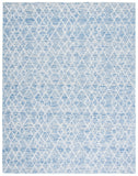 Safavieh Metro 994 Hand Tufted 100% Fine Indian Wool Pile Rug Blue / Ivory 100% Fine Indian Wool Pile MET994M-8