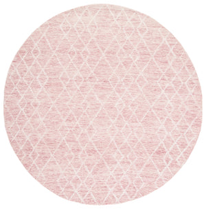 Safavieh Metro 994 Hand Tufted 100% Fine Indian Wool Pile Rug Pink / Ivory 100% Fine Indian Wool Pile MET994U-6R