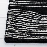Safavieh Metro 995 Hand Tufted 100% Fine Indian Wool Pile Rug Ivory / Black 100% Fine Indian Wool Pile MET995B-4