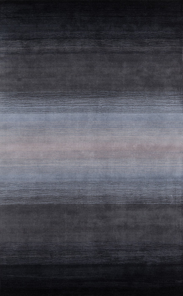 Momeni Metro MT-12 Hand Tufted Contemporary Solid Indoor Area Rug Midnight Black 9'6" x 13'6" METROMT-12MBK96D6