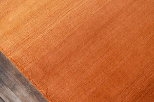Momeni Metro MT-12 Hand Tufted Contemporary Solid Indoor Area Rug Paprika 9'6" x 13'6" METROMT-12PAP96D6