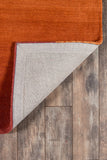 Momeni Metro MT-12 Hand Tufted Contemporary Solid Indoor Area Rug Paprika 9'6" x 13'6" METROMT-12PAP96D6