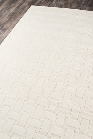Momeni Metro MT-21 Hand Tufted Contemporary Solid Indoor Area Rug Ivory 8' x 11' METROMT-21IVY80B0