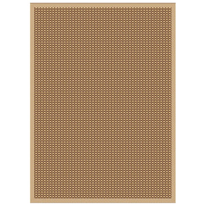 Trans-Ocean Liora Manne Monterey Basket  Indoor/Outdoor Power Loomed 91% Polypropylene/9% Polyester Rug Terracotta 7'10" x 9'10"