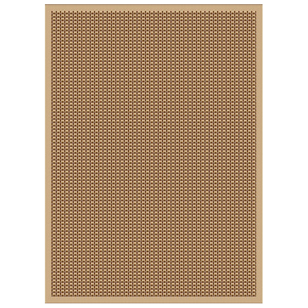 Trans-Ocean Liora Manne Monterey Basket  Indoor/Outdoor Power Loomed 91% Polypropylene/9% Polyester Rug Terracotta 7'10" x 9'10"