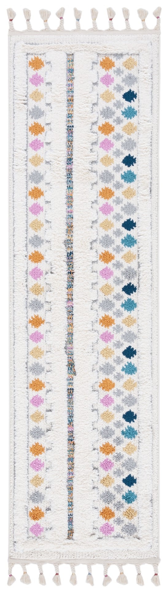 Safavieh Moroccan Fringe Shag 102 Power Loomed Polypropylene Shag & Flokati Rug MFG102A-9