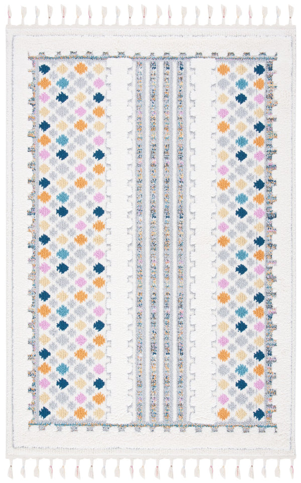 Safavieh Moroccan Fringe Shag 102 Power Loomed Polypropylene Shag & Flokati Rug MFG102A-9