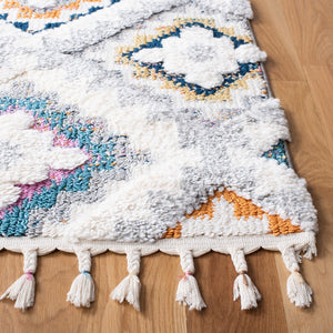 Safavieh Moroccan Fringe Shag 106 Power Loomed Polypropylene Shag & Flokati Rug MFG106F-9