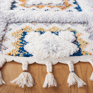 Safavieh Moroccan Fringe Shag 106 Power Loomed Polypropylene Shag & Flokati Rug MFG106F-9