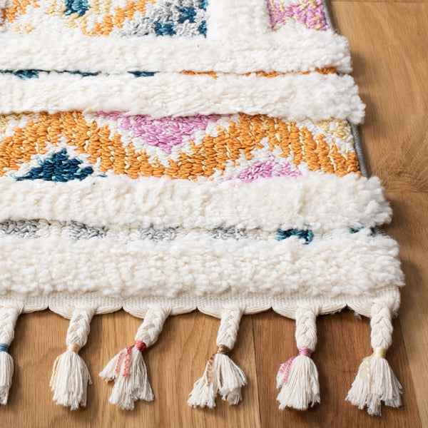 Safavieh Moroccan Fringe Shag 108 Power Loomed Polypropylene Shag & Flokati Rug MFG108A-9