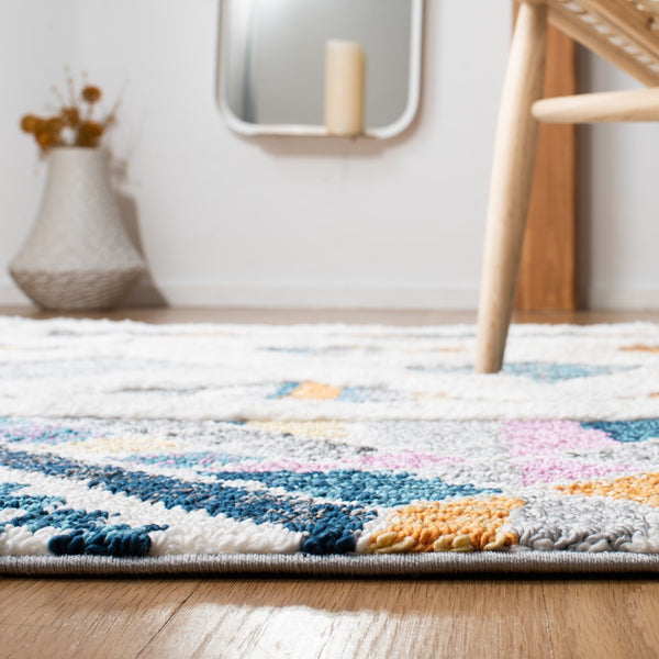 Safavieh Moroccan Fringe Shag 108 Power Loomed Polypropylene Shag & Flokati Rug MFG108A-9