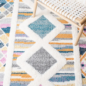 Safavieh Moroccan Fringe Shag 108 Power Loomed Polypropylene Shag & Flokati Rug MFG108A-9