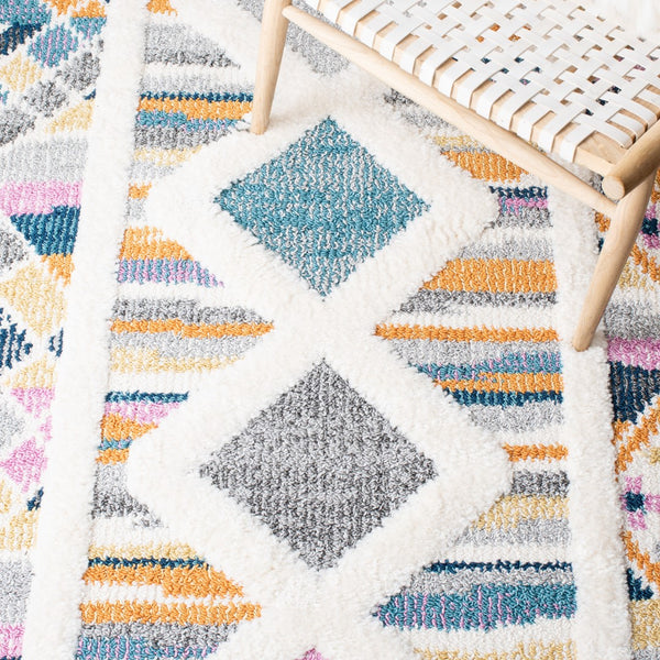 Safavieh Moroccan Fringe Shag 108 Power Loomed Polypropylene Shag & Flokati Rug MFG108A-9