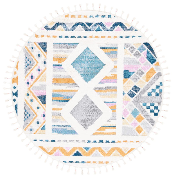 Safavieh Moroccan Fringe Shag 108 Power Loomed Polypropylene Shag & Flokati Rug MFG108A-9