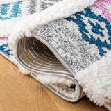 Safavieh Moroccan Fringe Shag 110 Power Loomed Polypropylene Shag & Flokati Rug MFG110A-9