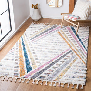 Safavieh Moroccan Fringe Shag 112 Power Loomed Polypropylene Shag & Flokati Rug MFG112A-9
