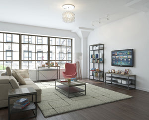 LH Imports Metro Havana Tall Bookcase MHA019