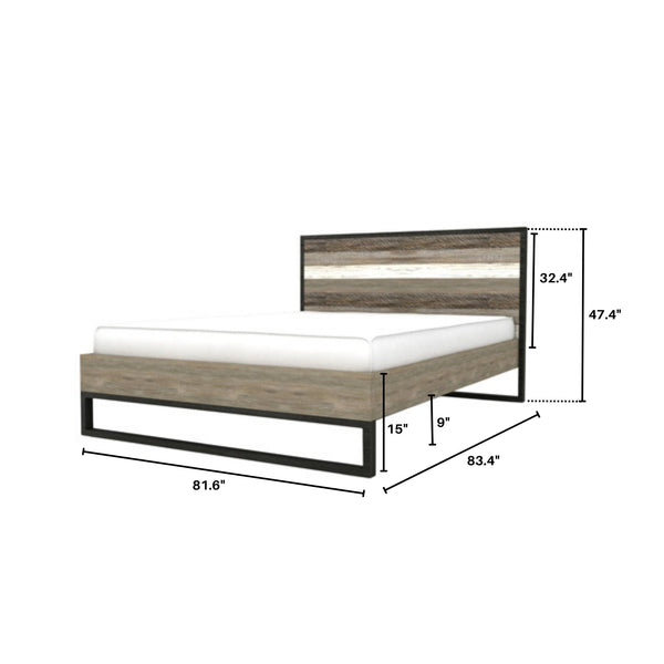 LH Imports Metro Havana Bed MHB001KS