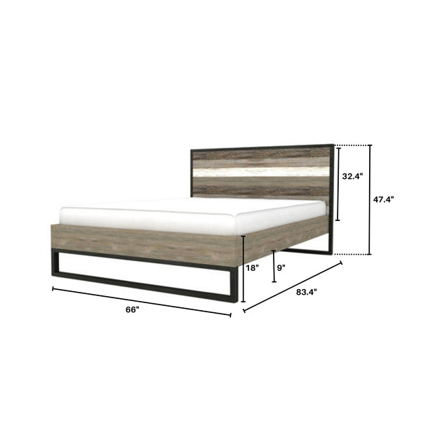 LH Imports Metro Havana Bed MHB001QS