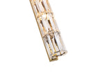 Bethel Gold Wall Sconce in Metal & Crystal