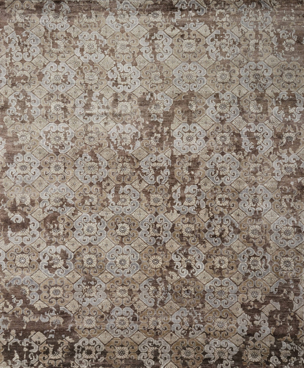 Loloi Mirage MK-03 100% Viscose Pile Hand Knotted Transitional Rug MIGEMK-03WA0096D6