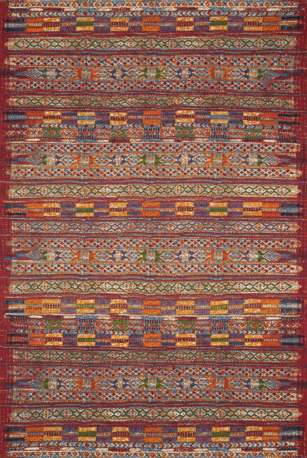 Loloi Mika MIK-09 Polyester, Polypropylene Power Loomed Indoor/Outdoor Rug MIKAMIK-09REMLA6D9