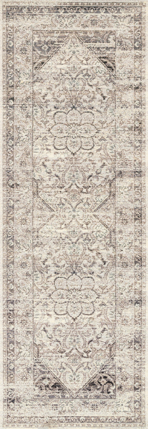 Loloi Mika MIK-12 Polyester, Polypropylene Power Loomed Indoor/Outdoor Rug MIKAMIK-12SNIVA6D9