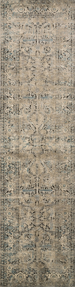 Loloi Millennium MV-01 50% Polypropylene, 50% Polyester Power Loomed Transitional Rug MILLMV-01GYSNC0F0