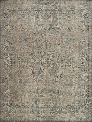 Loloi Millennium MV-01 50% Polypropylene, 50% Polyester Power Loomed Transitional Rug MILLMV-01GYSNC0F0