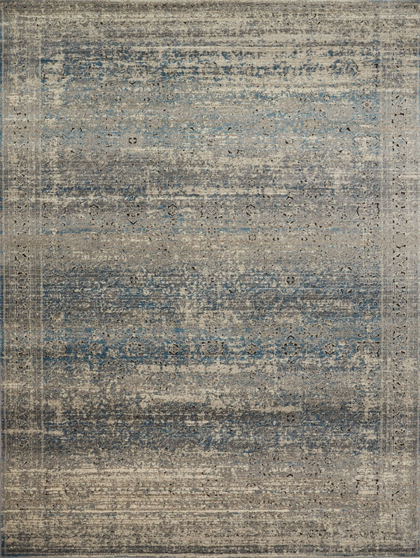 Loloi Millennium MV-02 50% Polypropylene, 50% Polyester Power Loomed Transitional Rug MILLMV-02GYBBC0F0