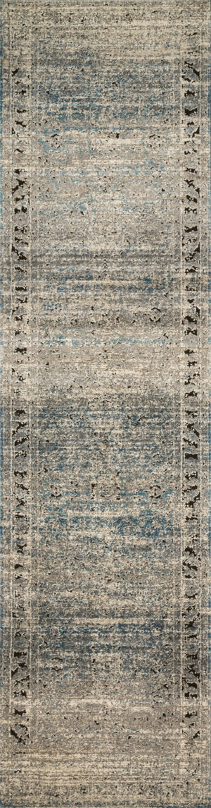 Loloi Millennium MV-02 50% Polypropylene, 50% Polyester Power Loomed Transitional Rug MILLMV-02GYBBC0F0