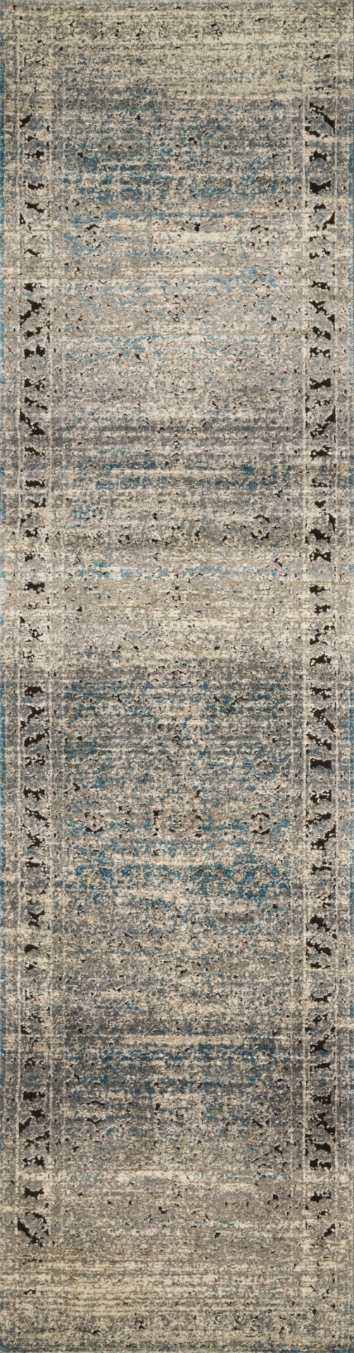 Loloi Millennium MV-02 50% Polypropylene, 50% Polyester Power Loomed Transitional Rug MILLMV-02GYBBC0F0