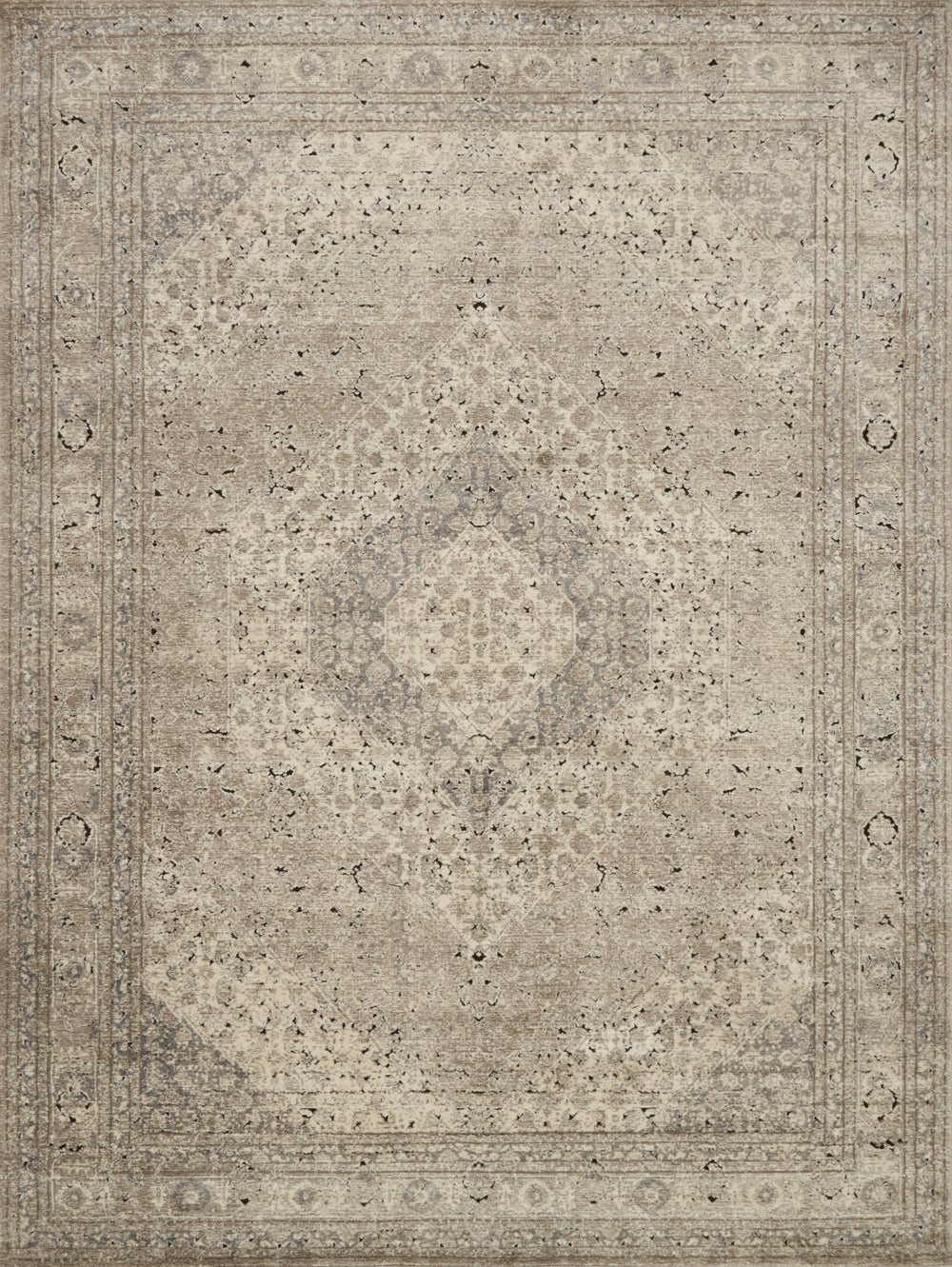 Loloi Millennium MV-03 50% Polypropylene, 50% Polyester Power Loomed Transitional Rug MILLMV-03SAIVC0F0
