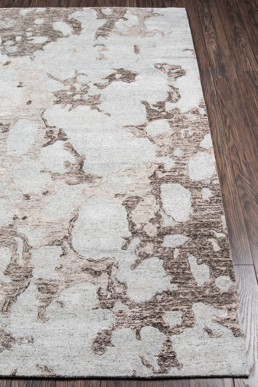 Momeni Millennia MI-02 Hand Tufted Contemporary Abstract Indoor Area Rug Grey 8'6" x 11'6" MILLNMI-02GRY86B6