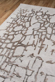 Momeni Millennia MI-03 Hand Tufted Contemporary Abstract Indoor Area Rug Natural 8'6" x 11'6" MILLNMI-03NAT86B6
