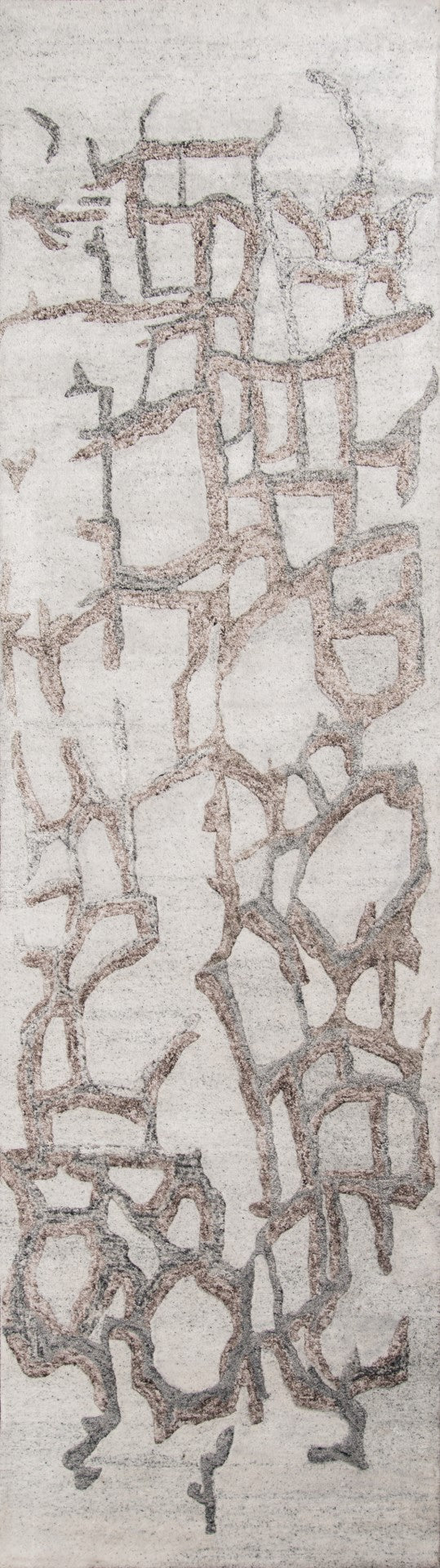 Momeni Millennia MI-03 Hand Tufted Contemporary Abstract Indoor Area Rug Natural 8'6" x 11'6" MILLNMI-03NAT86B6