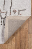 Momeni Millennia MI-03 Hand Tufted Contemporary Abstract Indoor Area Rug Natural 8'6" x 11'6" MILLNMI-03NAT86B6